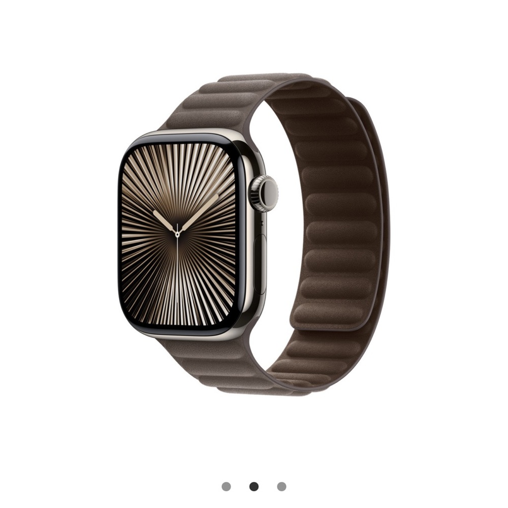 Apple Watch band 42mm taupe magnetic link S/M